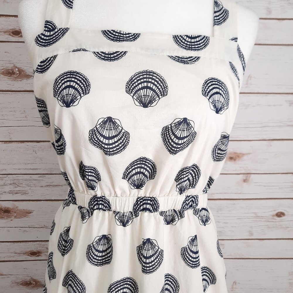 J. Crew Factory Sea Shell Print Maxi Sundress - Picture 2 of 12